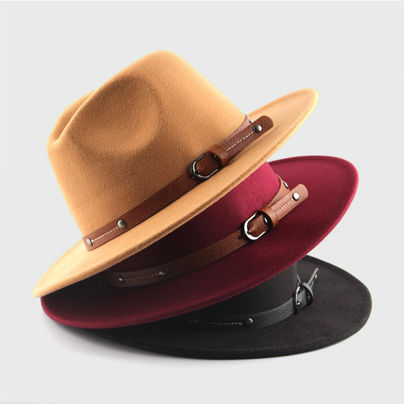 Fedora Hat Wool - Chapeau Fedora en laine pour femmes