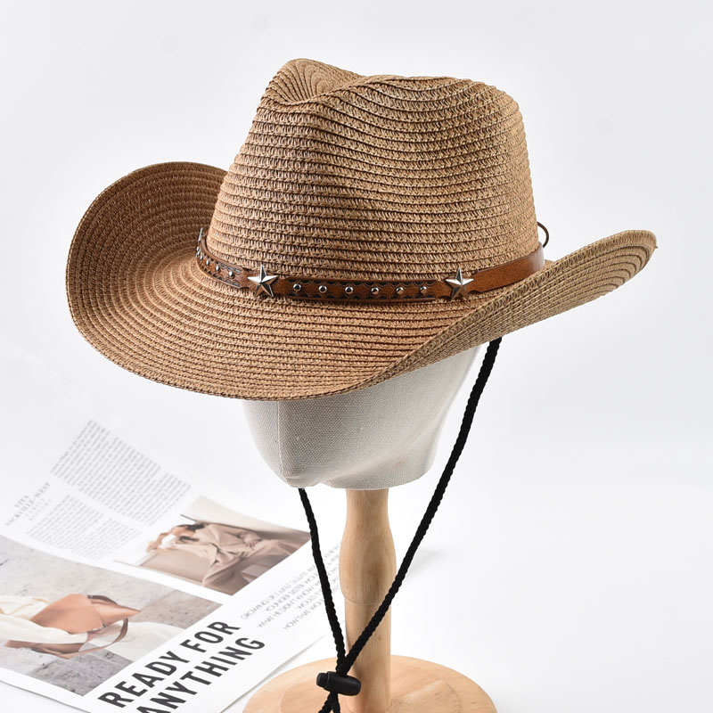 Cowboy Hat Straw - Chapeau de cowboy occidental en paille
