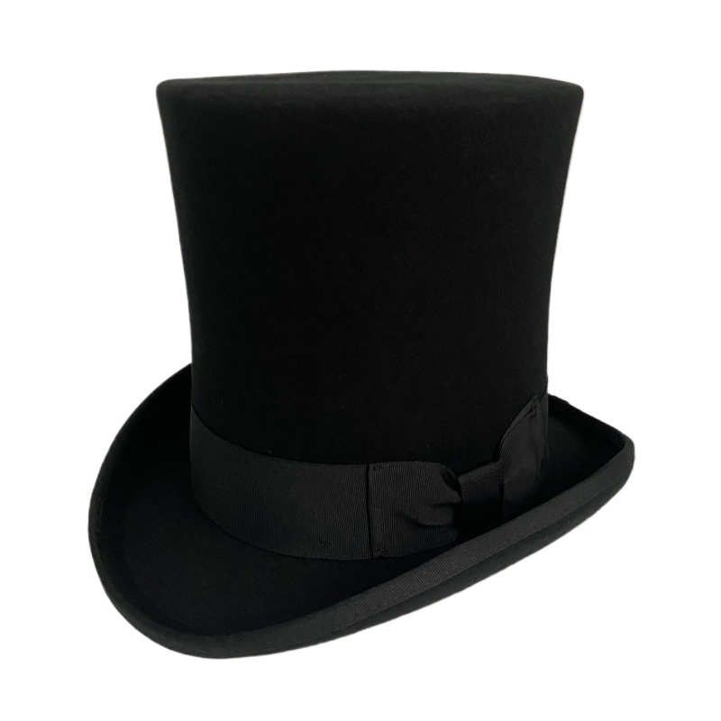 Fedora Hat Wool - Chapeau haut-de-forme en feutre de laine