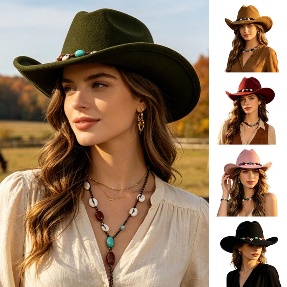 Chapeau de style western, chap - Fedora Hat Wool avis et prix