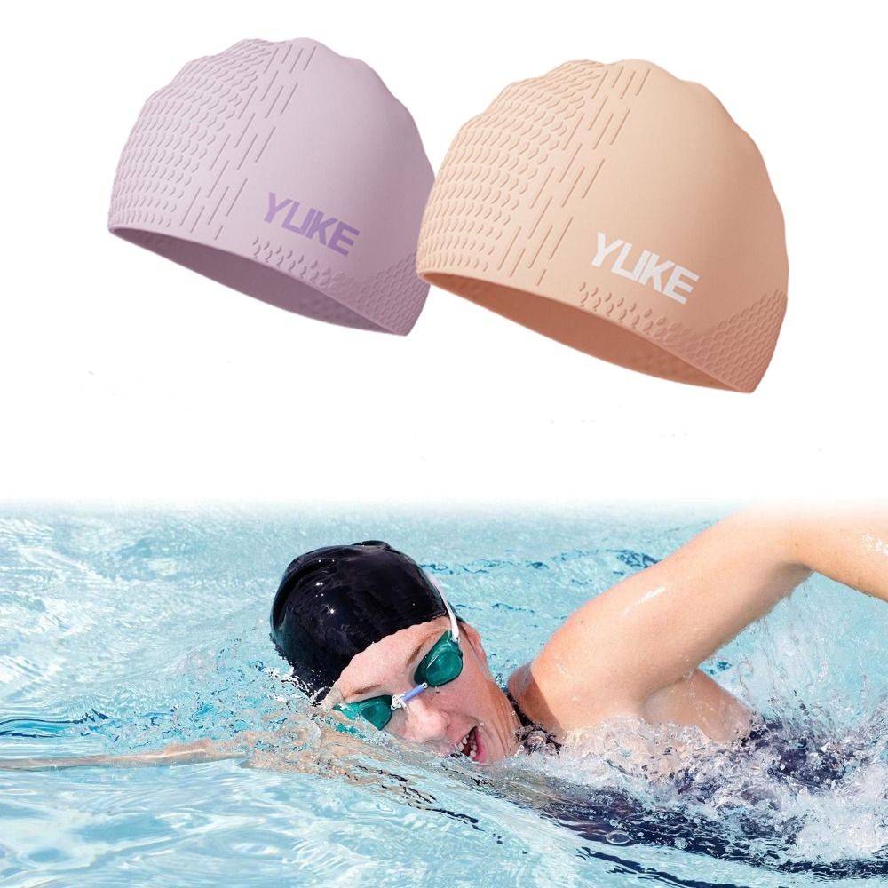 Bonnet de bain de couleur unie - Swim Hat Silicone avis et prix
