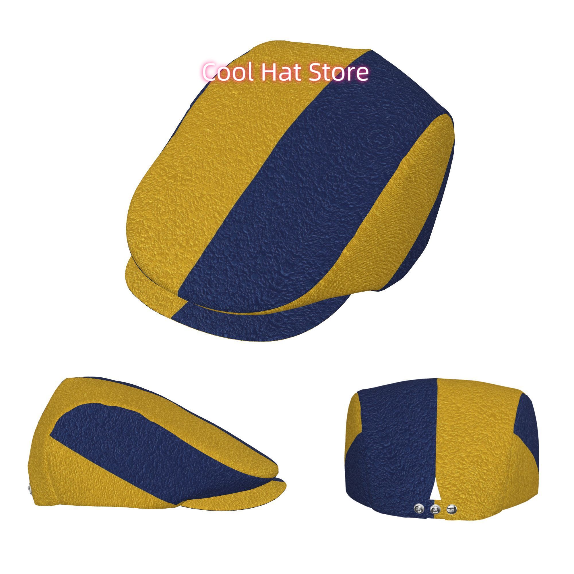 Casquette plate unisexe jaune  - Newsboy Cap Ivy avis et prix