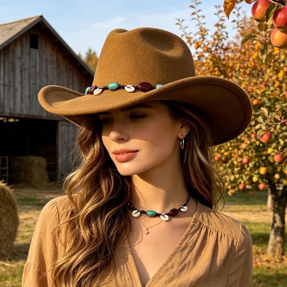 Chapeau de style western cowbo - Fedora Hat Wool avis et prix